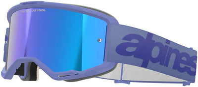 Alpinestars vision 5 wordmark (mirror blue) - mtb goggle