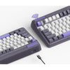 Iqunix og80 lavandin wireless mechanical keyboard (lavendel, us lay-out (qwerty), cherry mx red, 80% (tkl), hot-swappable, pbt, 2.4ghz | bluetooth 5.1 | usb-c)