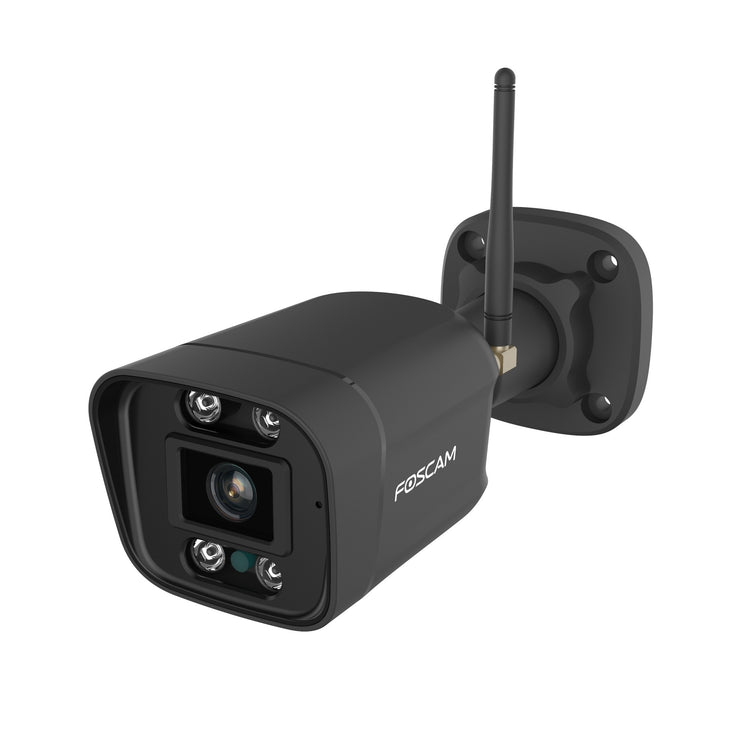 Foscam v8p, 4k 8mp dual-band wifi beveiligingscamera (zwart, met geluid- en lichtalarm)