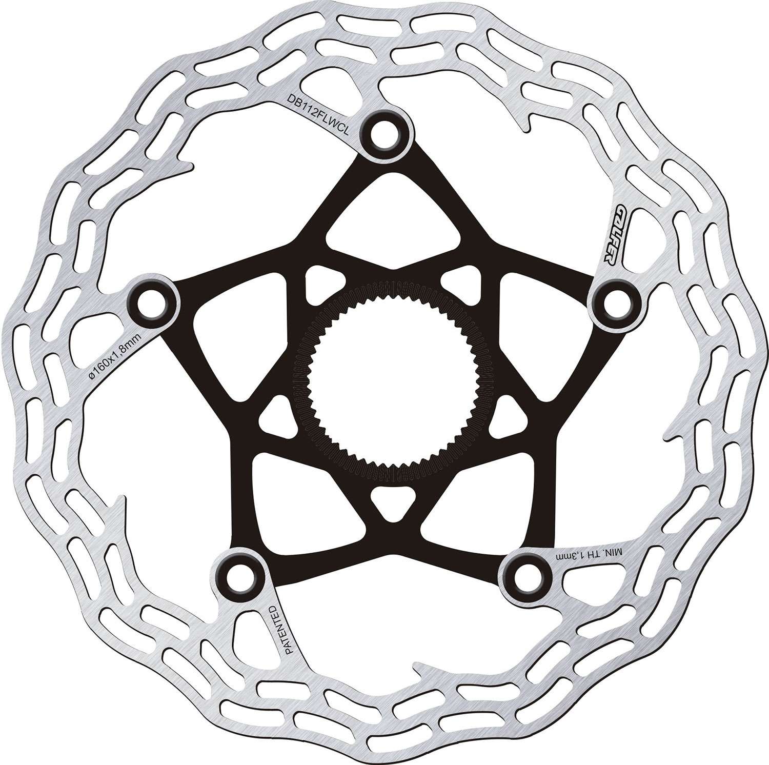 Galfer bike shark® road centerlock disc rotor