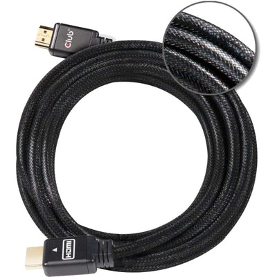Club 3d hdmi 2.0 redmere kabel (zwart, 10 meter, 4k)