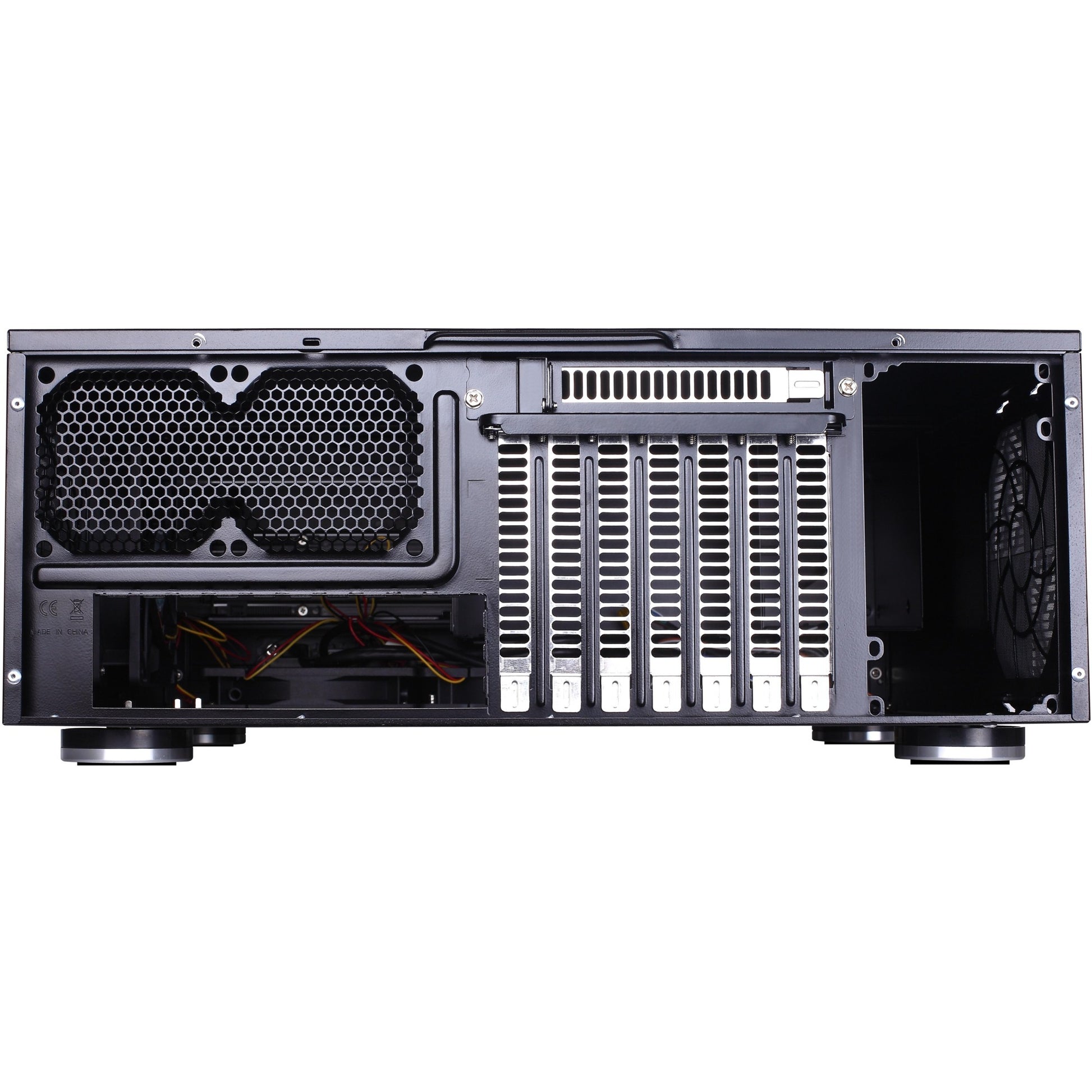 Silverstone sst-gd07b-c htpc behuizing (zwart | 1x usb-a | 1x usb-c)