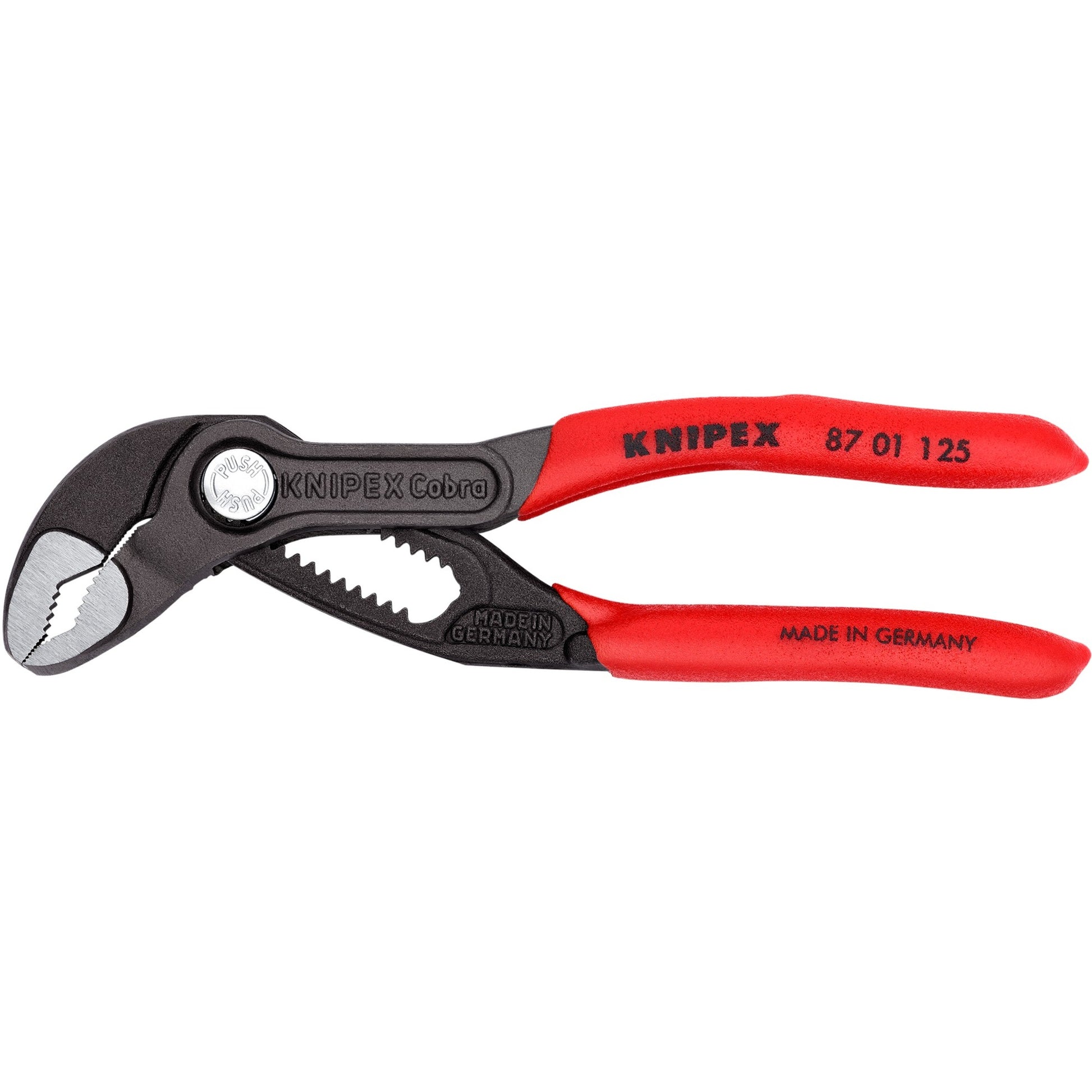Knipex cobra waterpomptang 8701125 zweedse- waterpomp-tang (rood, 125 mm)