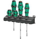 Wera 300 7 mix 2 schroevendraaierset (zwart groen, 7‑delig) - afbeelding 1