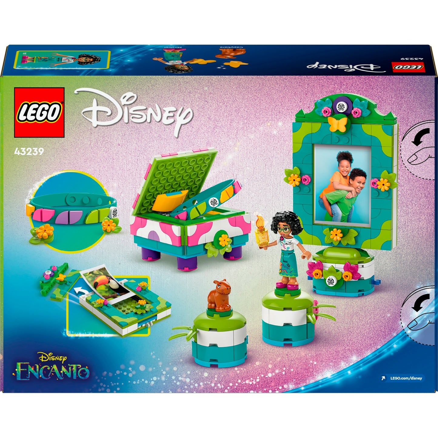 Lego disney 43239 mirabels fotolijstje en sieradendoos