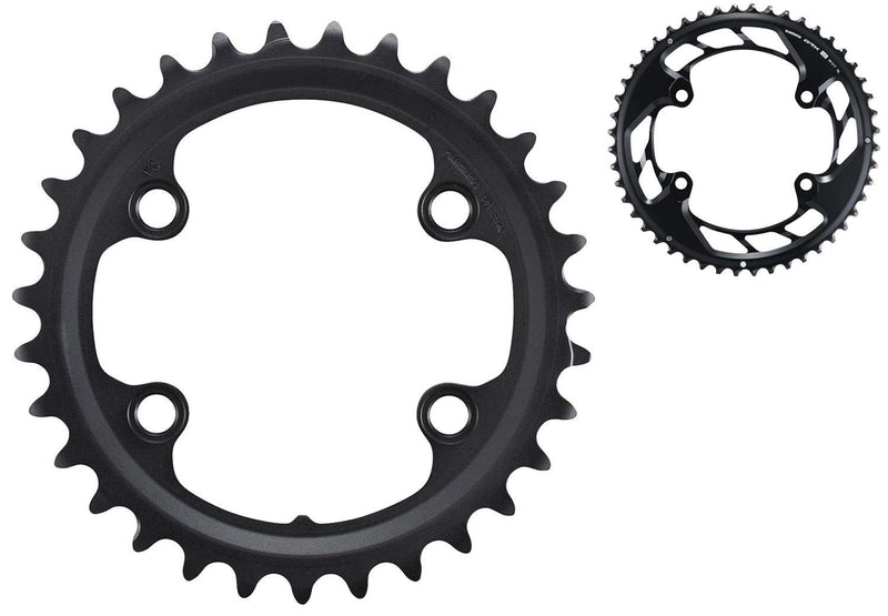 Shimano grx fc-rx820 2x12-speed chainring