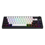 Hator skyfall mag ultima 8k wireless rgb mechanisch gaming toetsenbord (zwart, us lay-out (qwerty), hator aurum ice, 65%, rgb, double-shot pbt, hot-swap, 2.4ghz | bluetooth | usb-c) - afbeelding 2