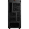 Fractal design north midi tower behuizing (zwart houtkleur | 2x usb-a | 1x usb-c | tempered glass)