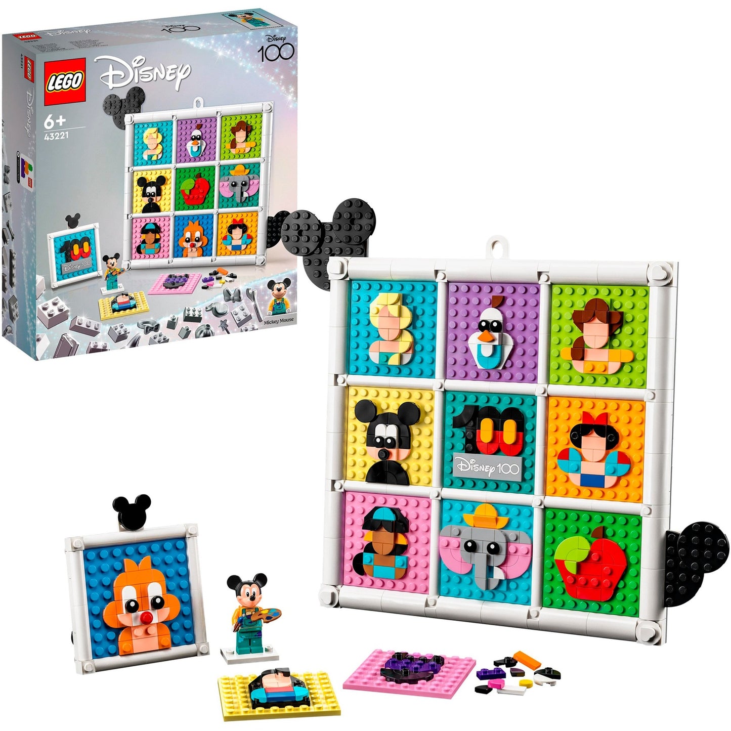 Lego disney - 100 jaar disney animatiefiguren constructiespeelgoed (43221)
