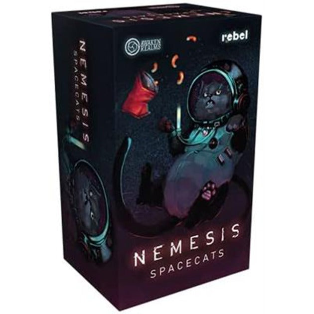 Asmodee nemesis: space cats bordspel (engels, uitbreiding, 1 - 5 spelers, 35 - 175 minuten, vanaf 14 jaar)