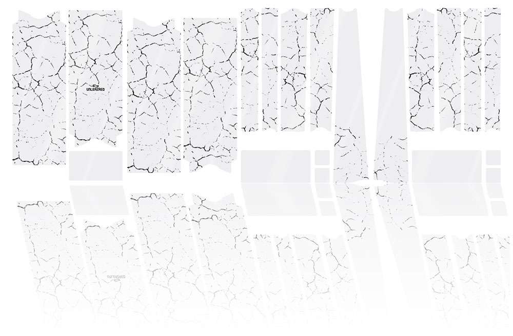 Unleazhed unscratch - frame protection film gravelbike bpg01 fragment black