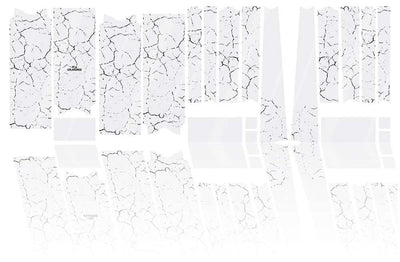 Unleazhed unscratch - frame protection film gravelbike bpg01 fragment black