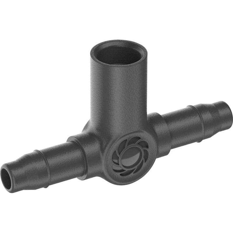 Gardena t-stuk voor sproeiers einddruppelaars 4,6 mm (3 16 ) verbinding (donkergrijs, 5 stuks)