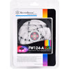 Silverstone sst-fw124-argb 120x120x15 case fan (zwart, 120 x 120 x 15 mm, pwm)