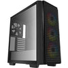 Deepcool cg540 midi tower behuizing (zwart | 2x usb-a | window)