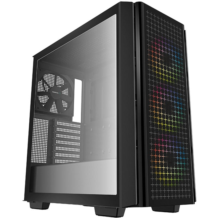 Deepcool cg540 midi tower behuizing (zwart | 2x usb-a | window)