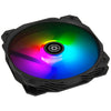 Silverstone shark force 160 argb case fan (zwart, 160 x 160 x 25 mm, pwm)