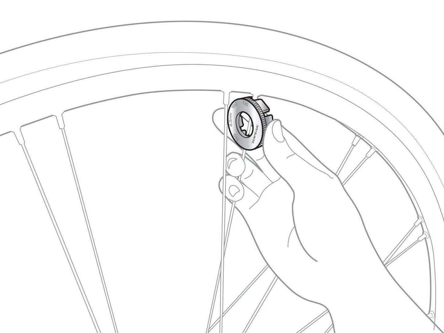 Topeak multispoke wrench