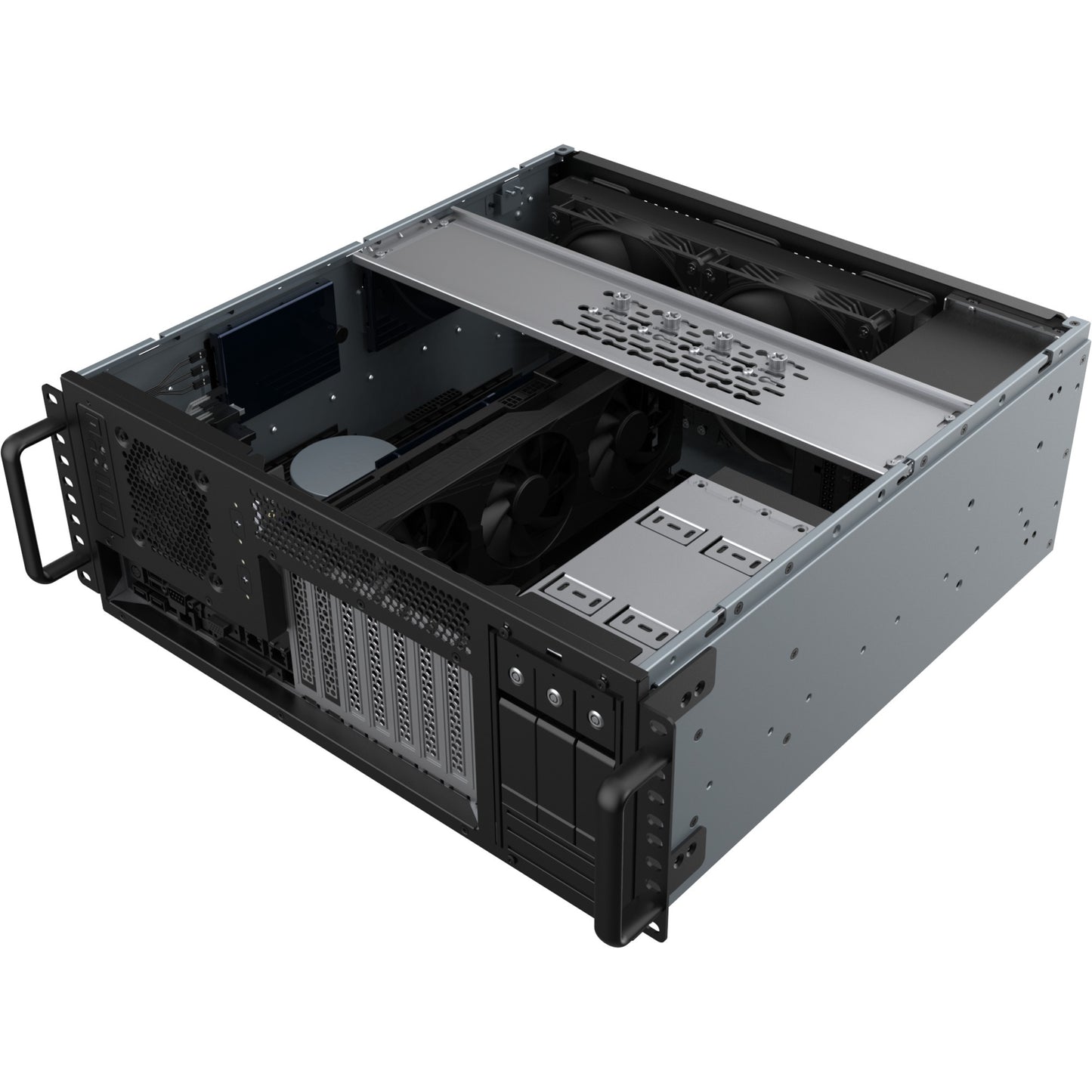 Silverstone rm46-502-i rack behuizing (zwart)
