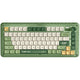 Iqunix zx75 camping wireless mechanical keyboard (groen, us lay-out (qwerty), cherry mx silent red, 75%, rgb leds, hot-swappable, double-shot pbt, 2.4ghz | bluetooth 5.1 | usb-c)
