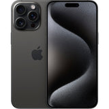 Apple iphone 15 pro max refurbished smartphone (zwart | 256 gb | ios 17 | dual-esim) - afbeelding 1