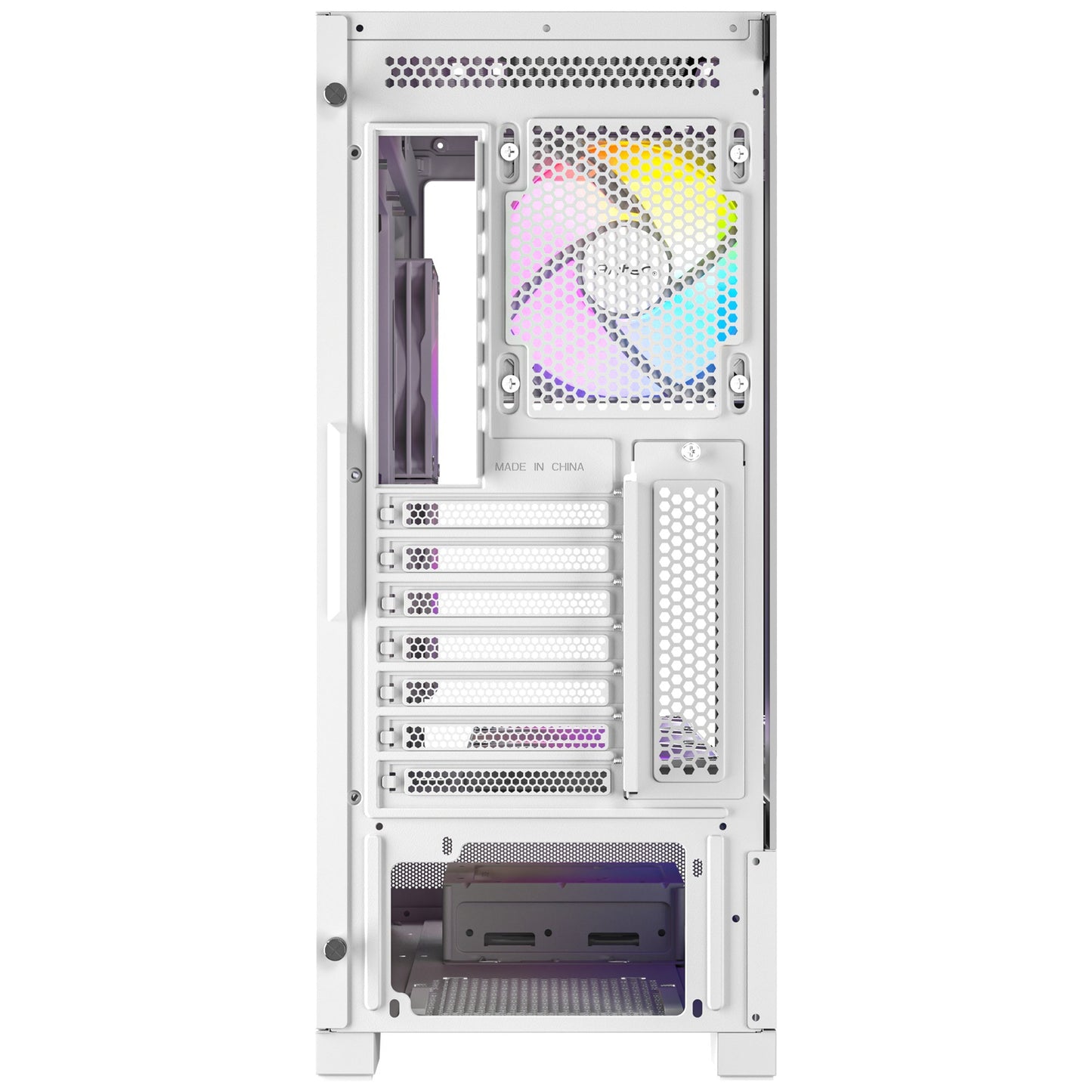 Antec cx700 elite rgb midi tower behuizing (wit | 2x usb-a | tempered glass)