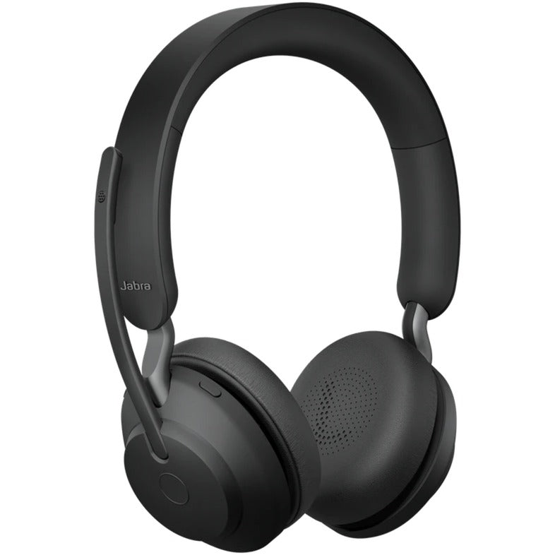 Jabra evolve2 65, ms stereo on-ear headset (zwart, microsoft teams, bluetooth)