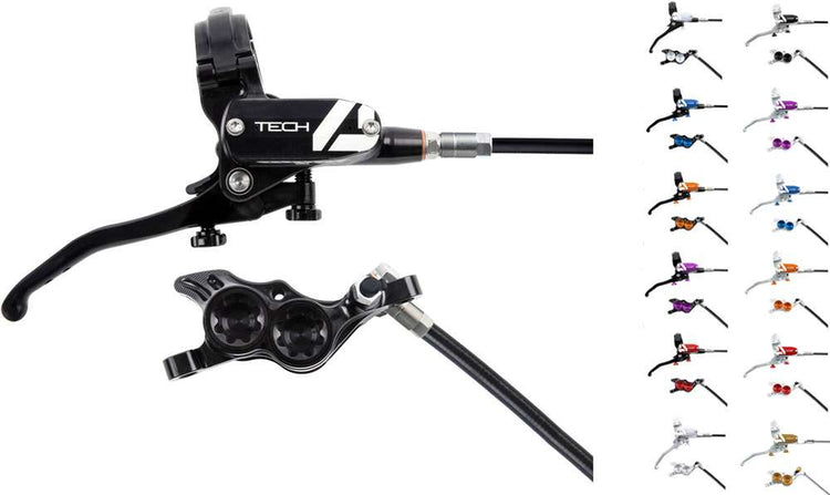 Hope tech 4 e4 steel braided disc brake - lever right