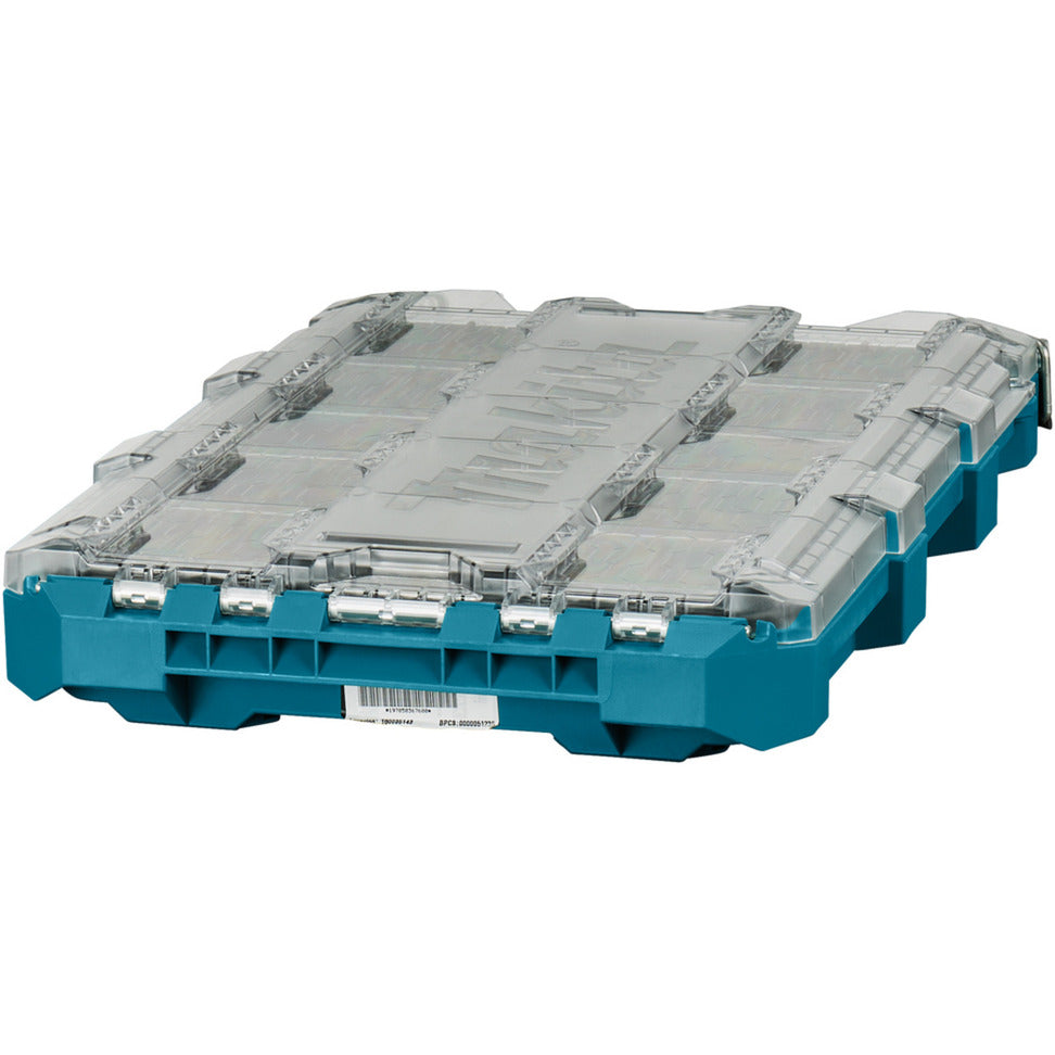 Makita maktrak organizer plat p-91051 gereedschapsbox (blauw zwart)