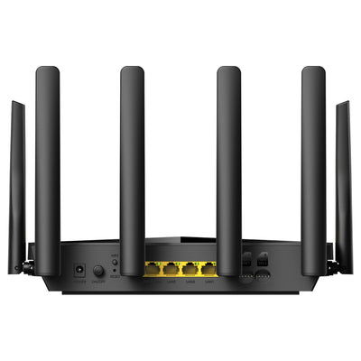 Cudy ac1200 wi-fi 4g lte-cat6 gigabit mesh router (zwart, mesh, app, 2x nano sim-slot)