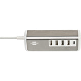 Brennenstuhl estilo meervoudige usb-lader (wit, 1x usb-c, 4x usb-a) - afbeelding 2