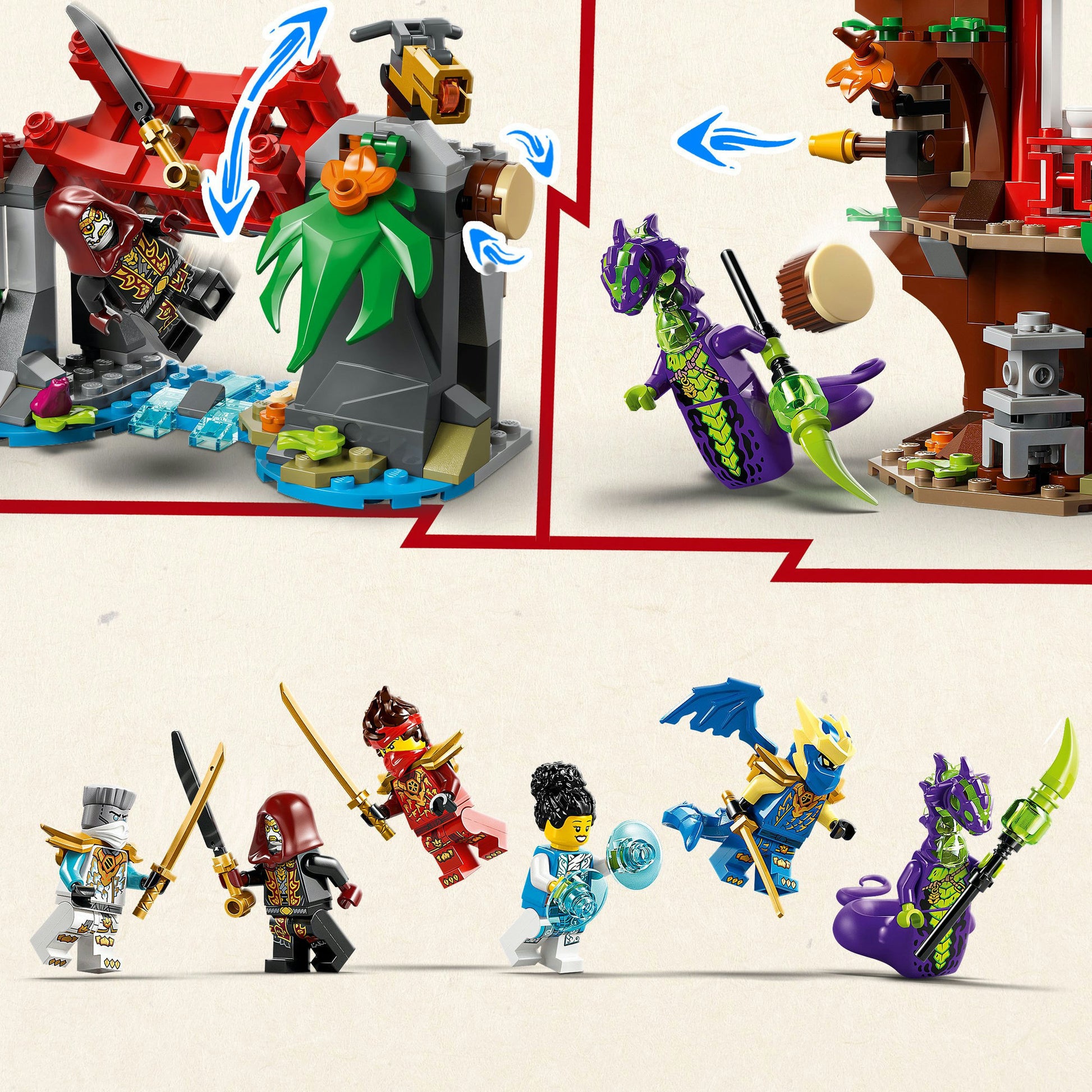 Lego ninjago 71857 ninjavoertuigen bij de boomhut