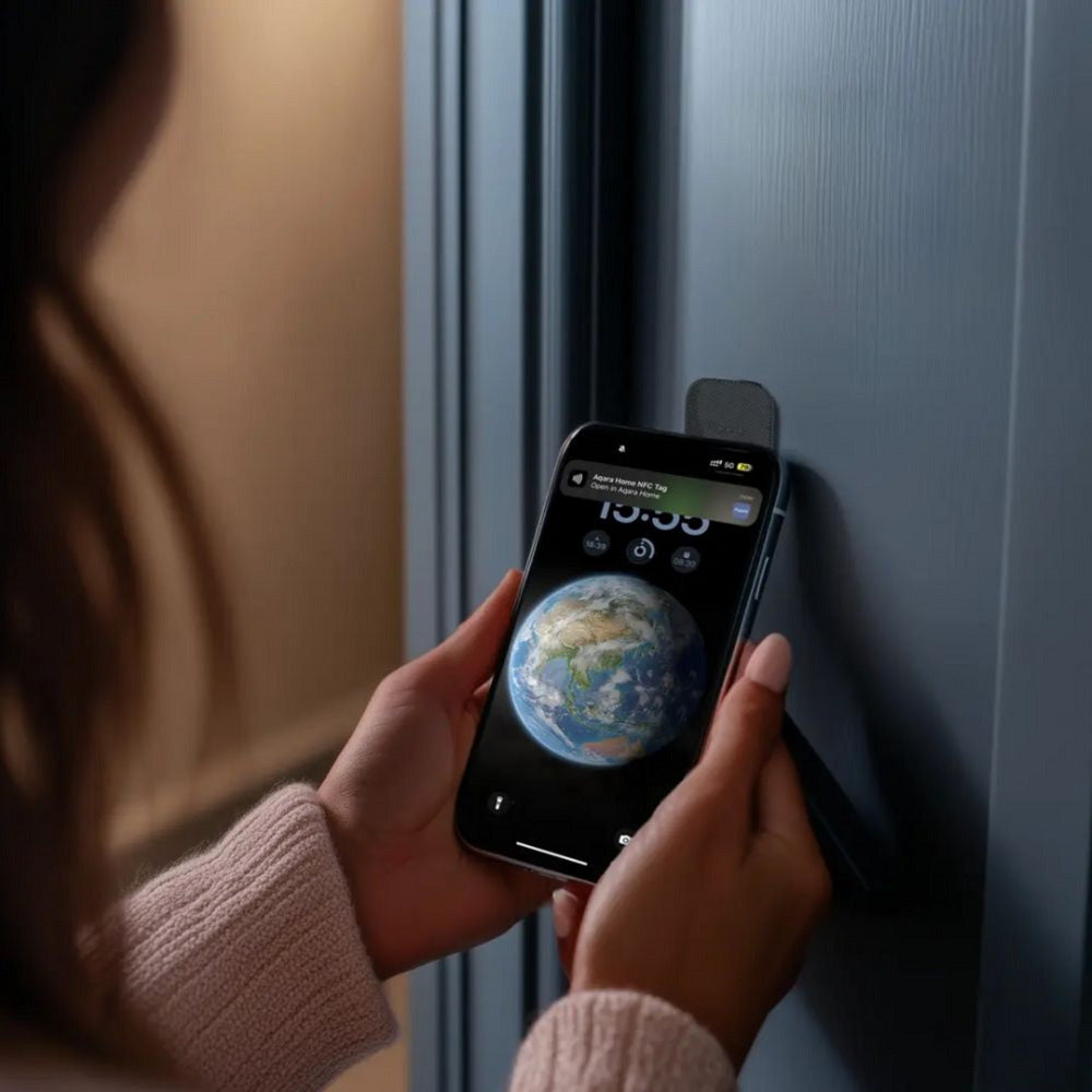 Aqara smart lock u200 lite kit elektronisch deurslot (zwart, matter via thread, bluetooth 5.1, nfc)