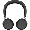 Jabra evolve2 75 on-ear headset (zwart, link380c, microsoft teams)