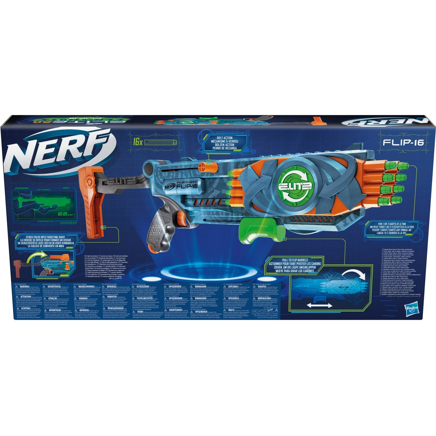 Hasbro nerf elite 2.0 flipshots flip-16 nerf-gun