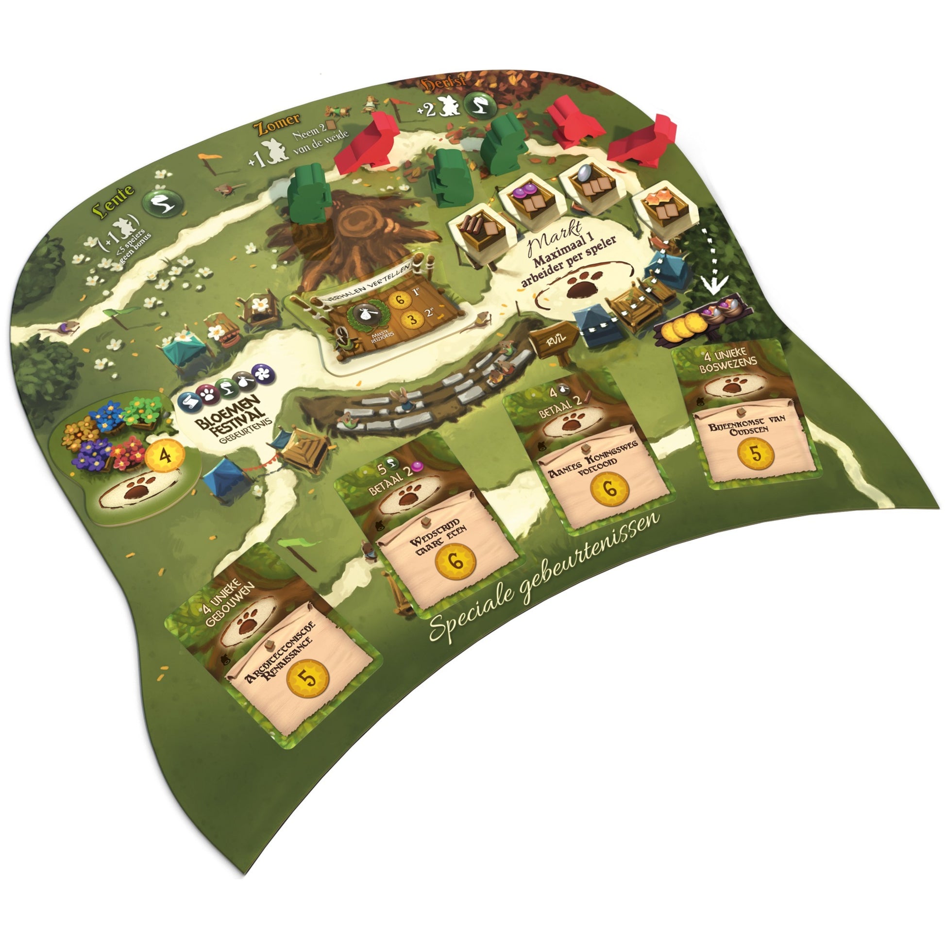 White goblin games everdell: bellfaire bordspel (nederlands, uitbreiding, 1 - 6 spelers, 40 minuten, vanaf 10 jaar)