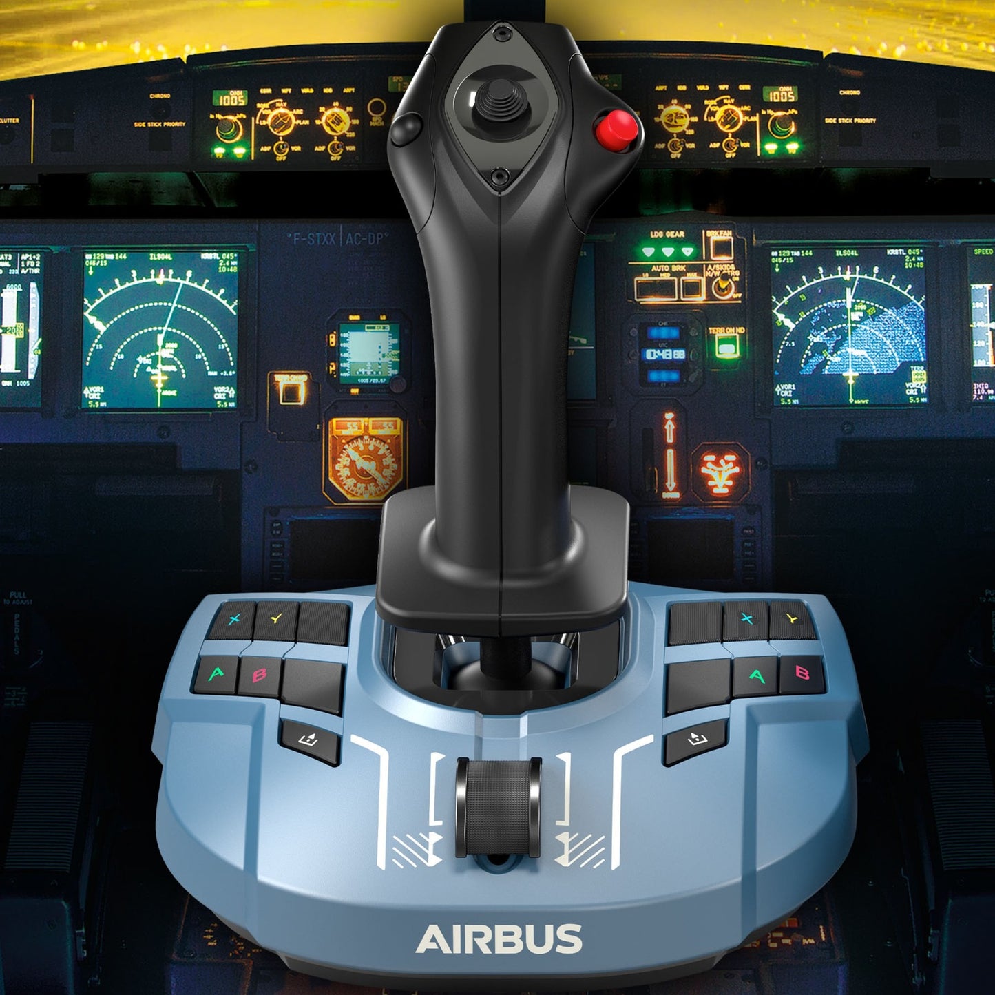 Thrustmaster tca sidestick x airbus edition joystick (zwart, pc, xbox series x|s)
