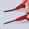 Knipex cutix universele mes stanleymes (rood blauw, incl. 2 mesbladen)