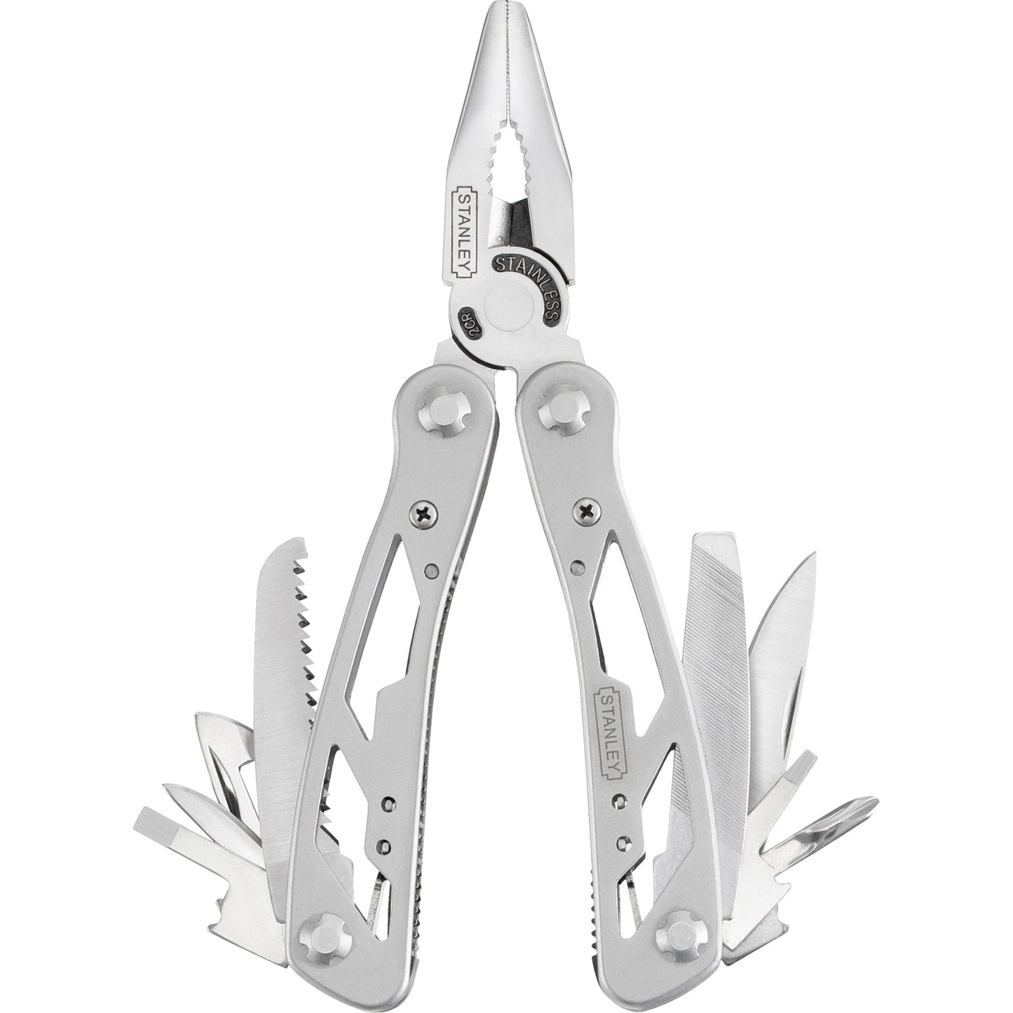 Stanley multitool 12 in 1 multifunctioneel gereedschap (roestvrij staal)