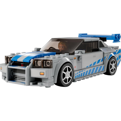 Lego speed champions - 2 fast 2 furious nissan skyline gt-r (r34) constructiespeelgoed (76917)