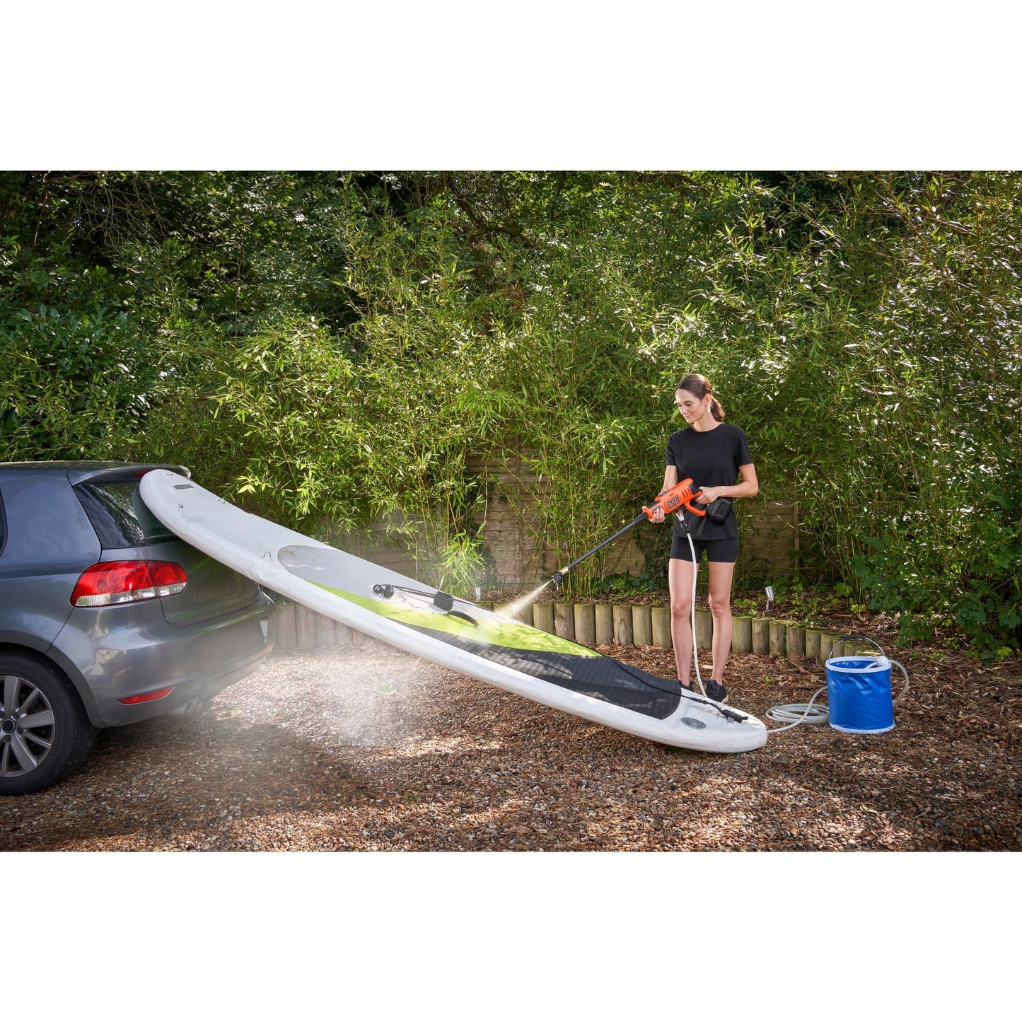 Black+decker bcpc18b-xj 18v hogedrukreiniger (oranje zwart, accu en oplader niet inbegrepen)