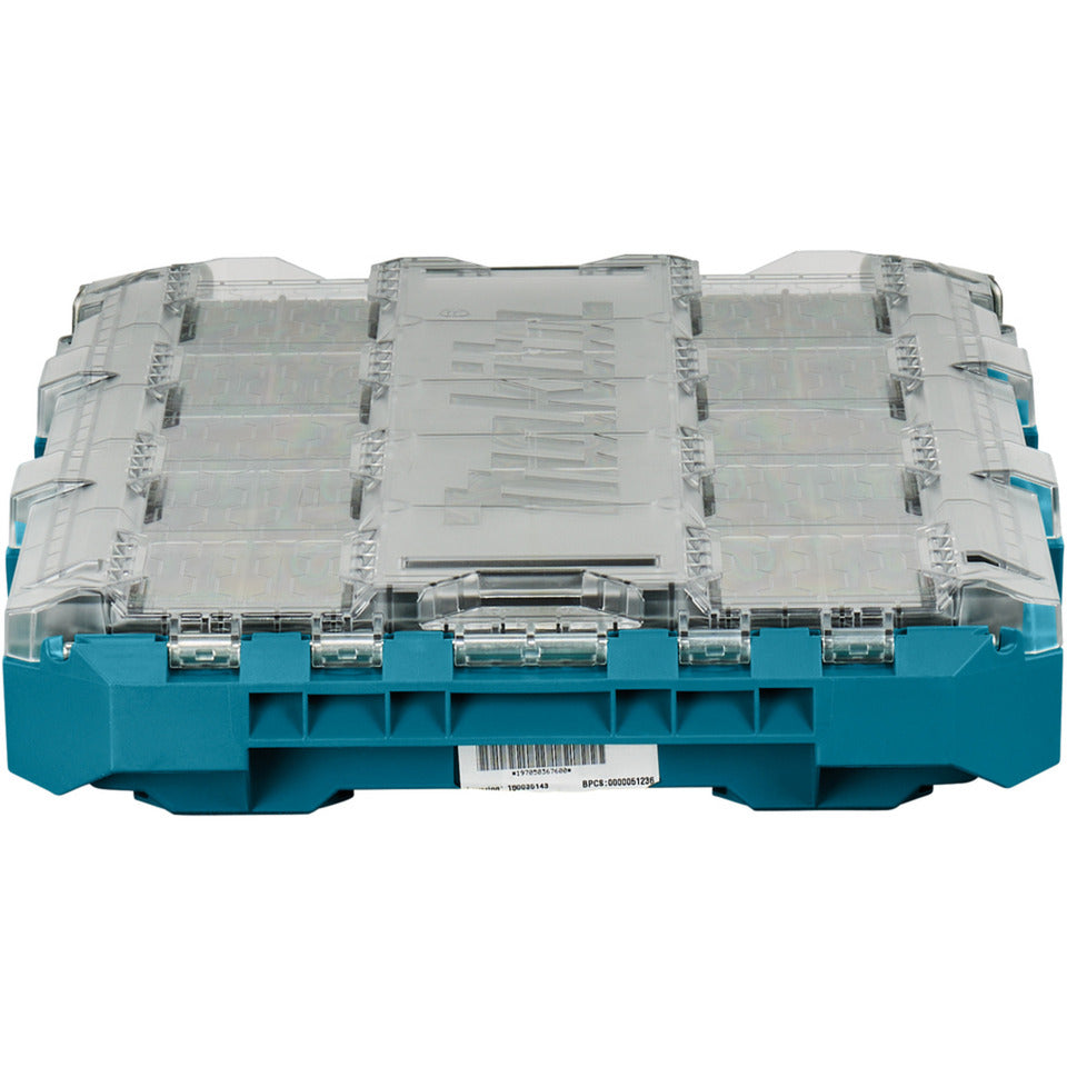 Makita maktrak organizer plat p-91051 gereedschapsbox (blauw zwart)