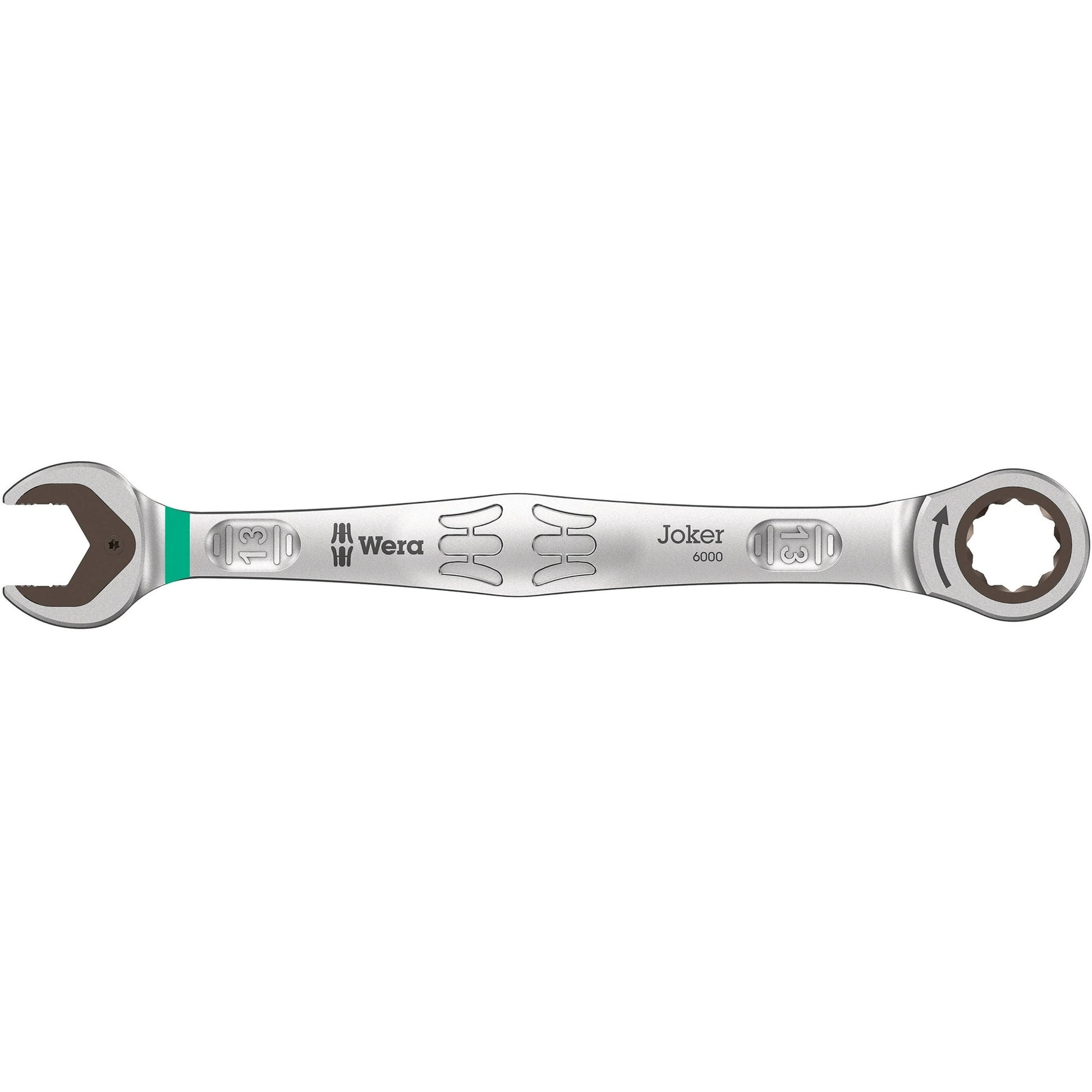 Wera 9631 magneetstrip 6000 joker 2 steek-ringratelsleutelset moersleutel (5‑delig)