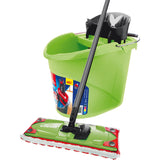 Vileda ultramat colors 2in1 complete set vloerwisser (groen zwart) - afbeelding 1