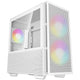 Deepcool ch360 mini tower behuizing (wit | 1x usb-a | 1x usb-c | rgb | window)