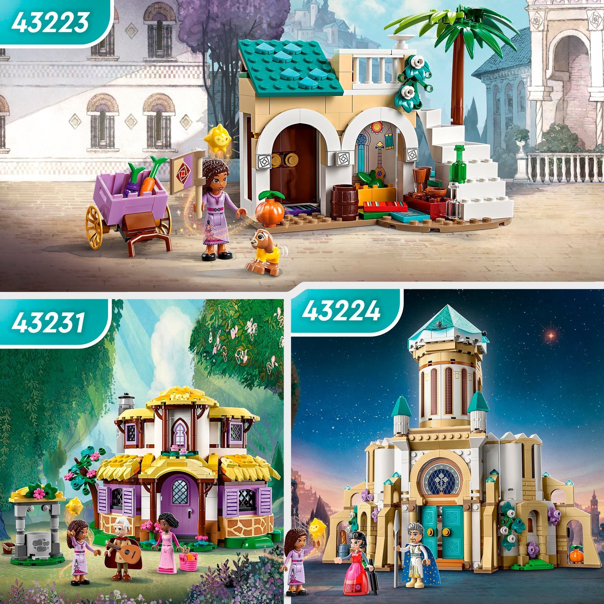 Lego disney wish asha in de stad rosas poppetjes wish set - 43223