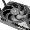 Silverstone xe420 waterkoeling (zwart zilver)
