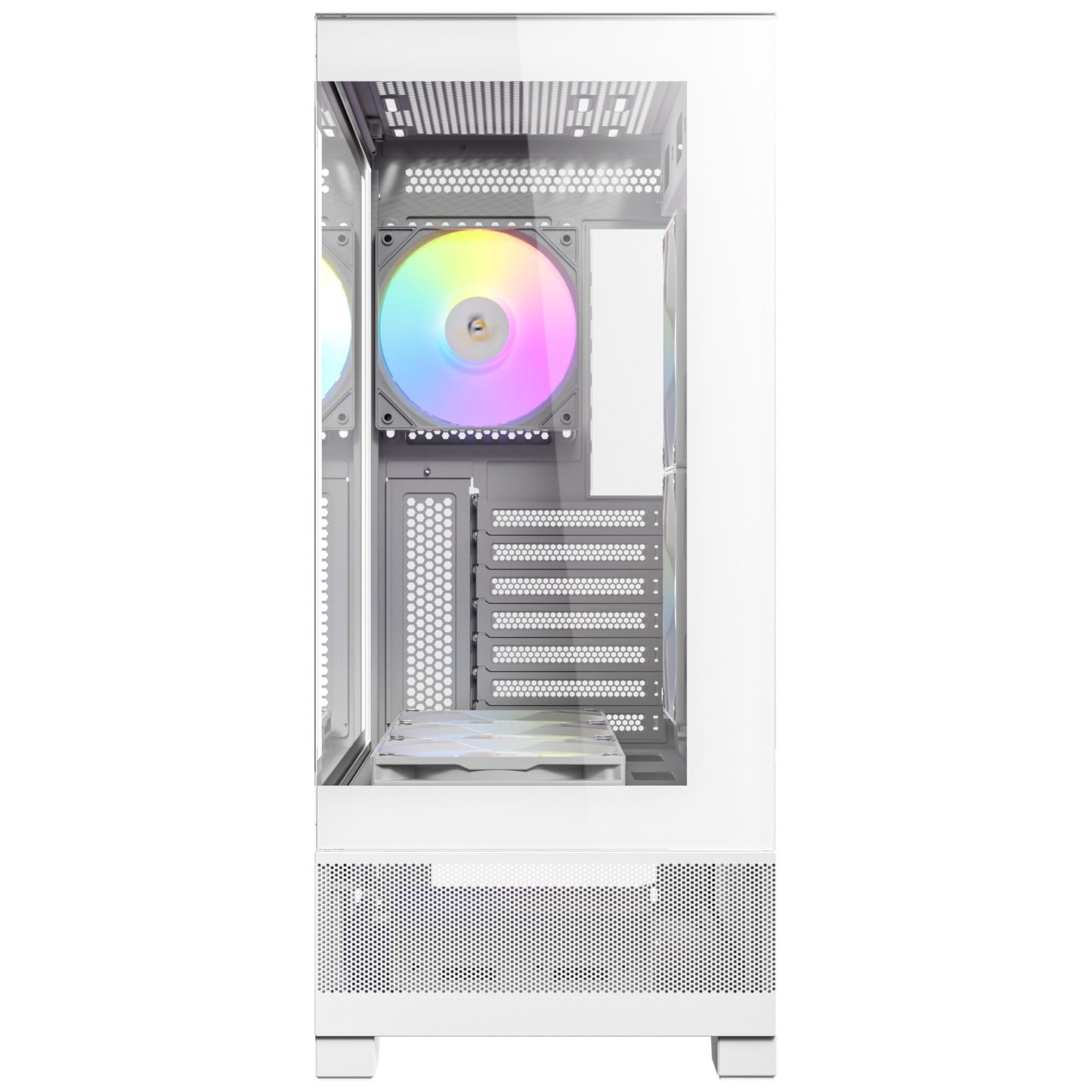 Antec cx700 elite rgb midi tower behuizing (wit | 2x usb-a | tempered glass)