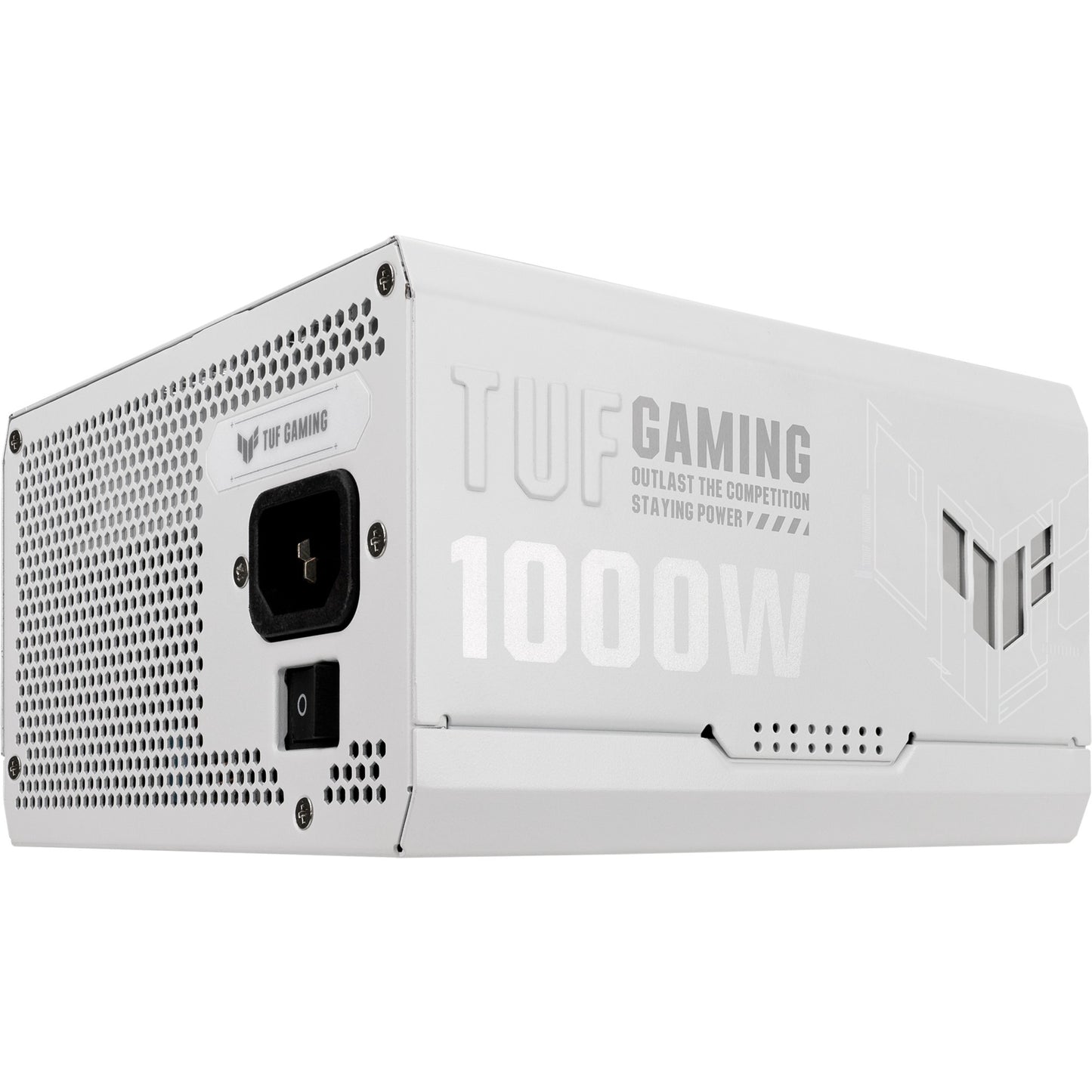 Asus tuf gaming gold white edition modulaire 1000 watt voeding (wit, 1x 12v-2x6, 4x pcie)