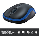 Logitech wireless mouse m185 (blauw, retail) - afbeelding 5